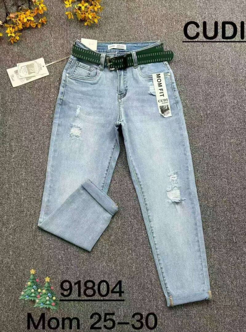 Spodnie damskie jeans Roz 25-30, 1 Kolor .Paczka 10 szt